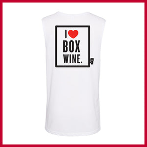 I Love Box Wine Muscle Tank Top 3 