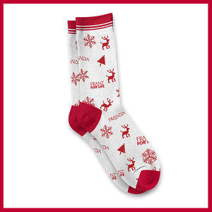 Holiday Snowflake Socks