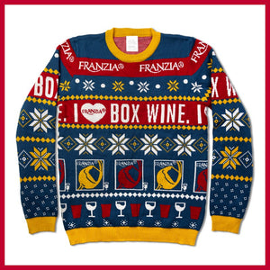 I Heart Box Wine Sweater